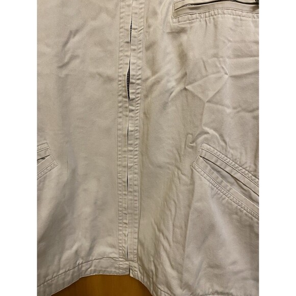 North Bay B.BM Sportswear Cotton Beige Jacket Coat Mens Size L Vintage - Picture 11 of 16
